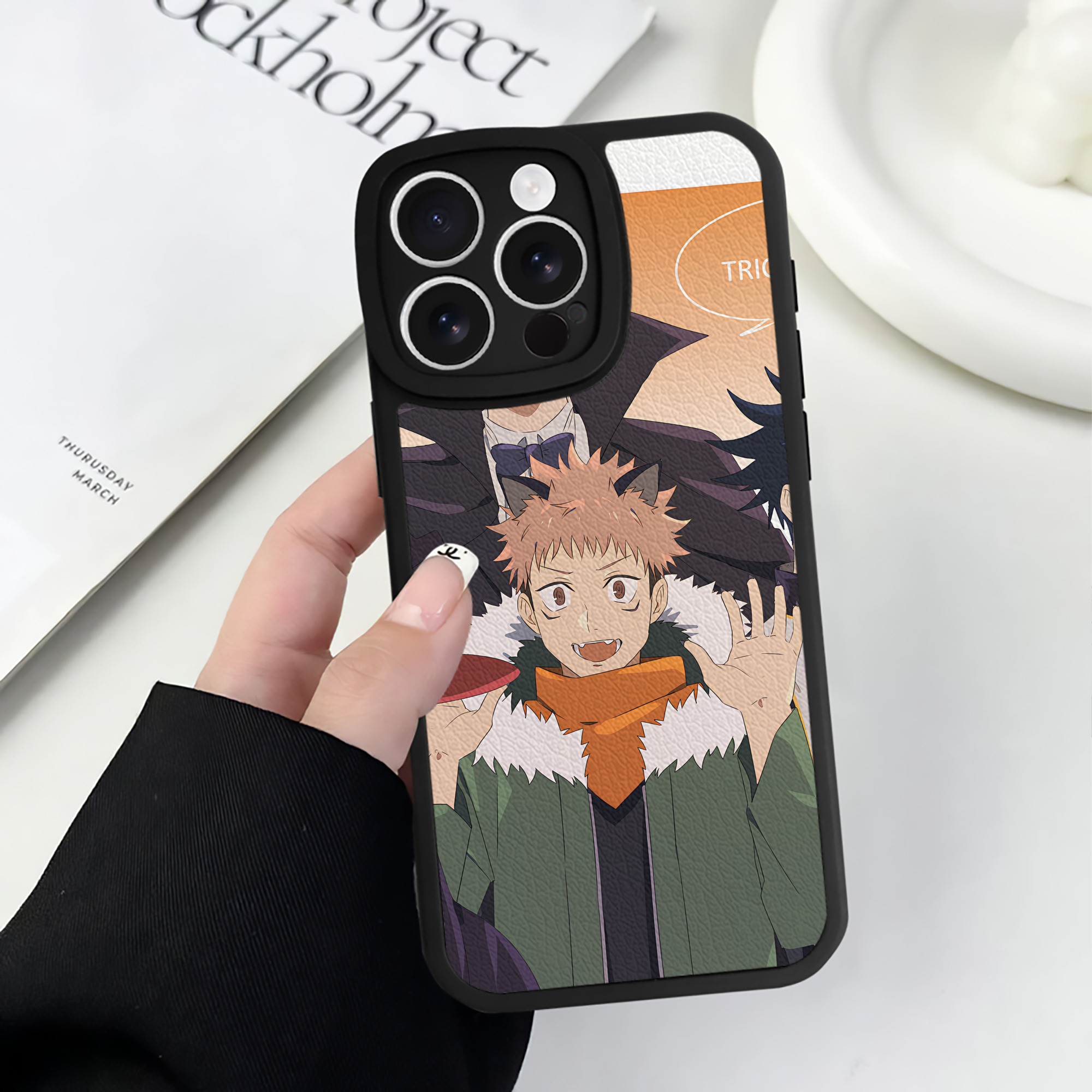 （画像用） SPY×FAMILY间谍家家酒 【iPhone 16シリーズ対応】シリコンスマホケース（レザー調） 材質：シリコン